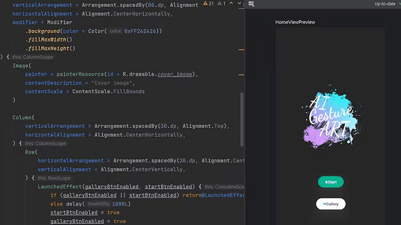 AI Gesture Art